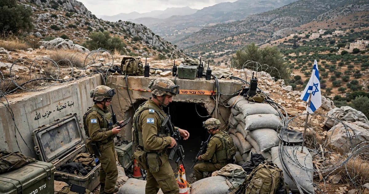 بيانٌ للمتحدّث العسكري يقول إنّ الفرقة 36 بسطت سيطرةً عمليّاتية فوق الأرض وتحتها، ويصف ما عُثر عليه داخل الأنف