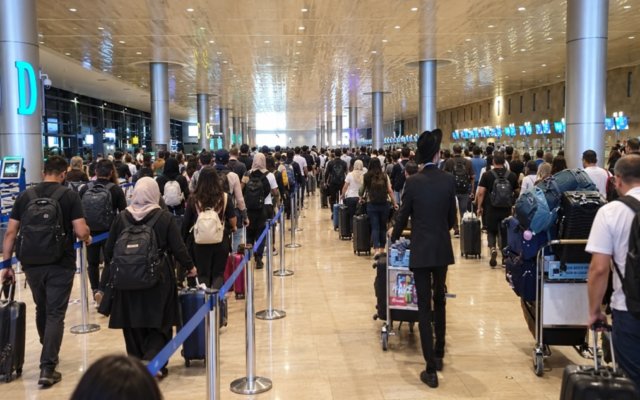 سلطة المطارات تتوقّع مئة ألف مسافرٍ في بن غوريون الخميس