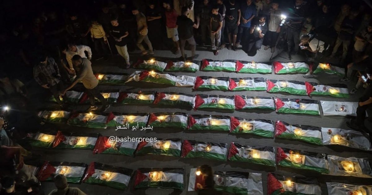 ما يعلنه الجهاز أنّ المئة قُتلوا في قصفٍ إسرائيلي سابق على الحيّ الواقع جنوب شرقي مدينة غزة، وأنّ غالبيتهم الع
