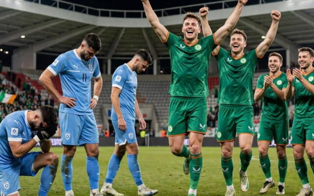 منتخب إسرائيل يتلقى هزيمة ثقيلة من أيرلندا في دوري الأمم