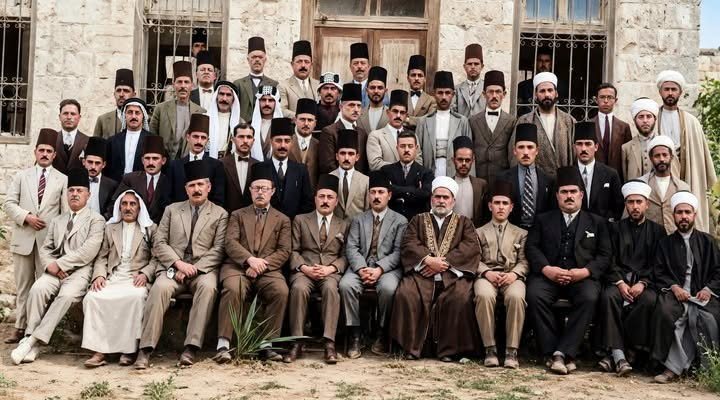 نُشرت صورةٌ تاريخية نادرة تُظهر هيئة التدريس في المدرسة المروانية بمدينة يافا، التُقطت سنة 1942 في منطقة «تلّة